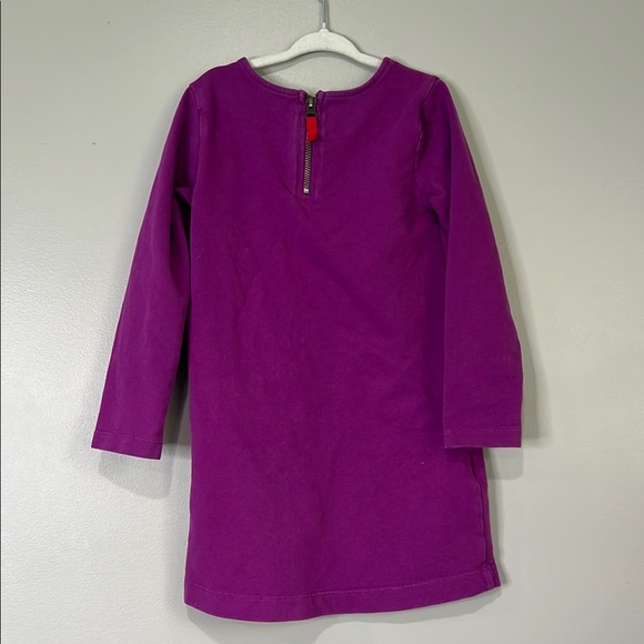 Primary Long Sleeve Dress Purple Girls 4-5 - Picture 4 of 5